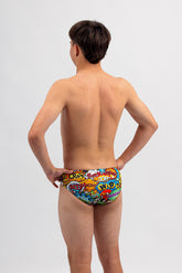 Boys Swim Briefs - Chlorine Resistant Swimwear  - Wham Baam Sam